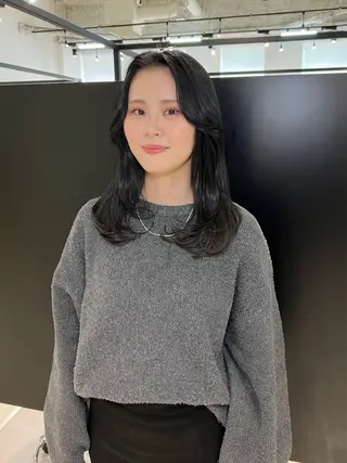 セミロング カラー kimika🥑 メンズ/髪質改善のヘアスタイル