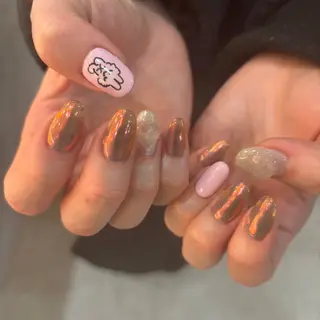 ネイル 栗田 ゆう子のネイルデザイン