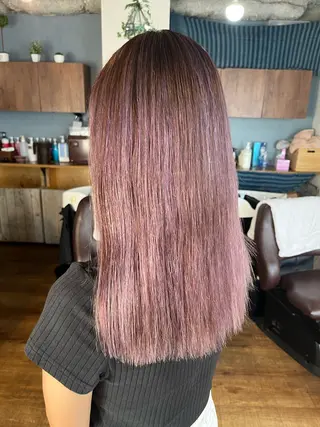 ロング 似合わせ/ブリーチ/ 髪質改善/ミクෆ‪のヘアスタイル