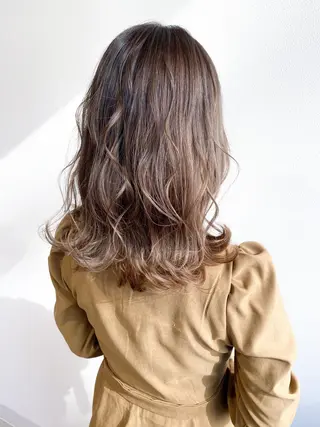 セミロング カラー Meena by urban所属・丹羽 隼人/髪質改善 /韓国ヘア🇰🇷のヘアスタイル