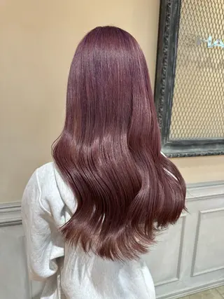 ロング シャンプーボーイセントラル所属・ミウラフウキ 髪質改善のヘアスタイル