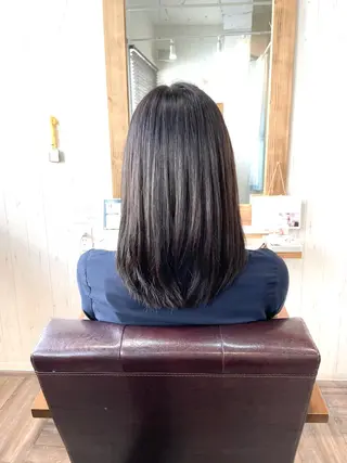 セミロング カラー 小阪 将司のヘアスタイル