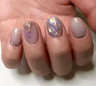 ショート シンプルネイル EMIKOのネイルデザイン