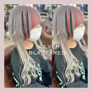 ロング カラー ヘアアレンジ 🦋 SHION 🦋のヘアスタイル