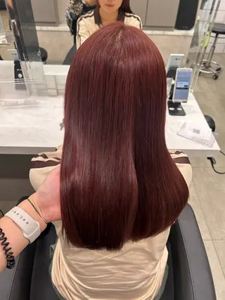 カラー 透明感ベージュ🤎 ナチュラルレイヤーのヘアスタイル