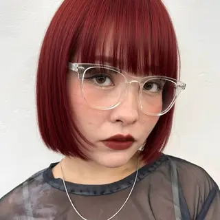 ミディアム カラー ヘアアレンジ 似合わせカット/ダブ ルカラー💫AINAのヘアスタイル