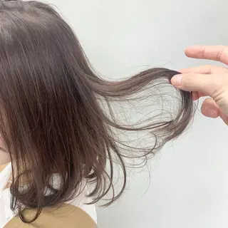 カラー beautism clock所属・韓国風🇰🇷うる艶 レイヤー/海青🫧のヘアスタイル