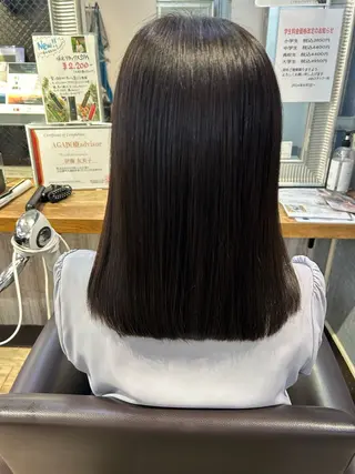 ミディアム 🐱髪質改善/カット モデル あずさ🐱のヘアスタイル