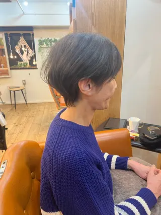 ショート ⚪️髪質改善 縮毛 店長 コウ⚪️のヘアスタイル