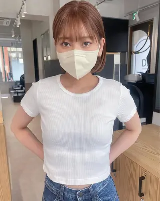 ショート カラー ハイトーンこそキレイ に◎佐藤雄太のヘアスタイル