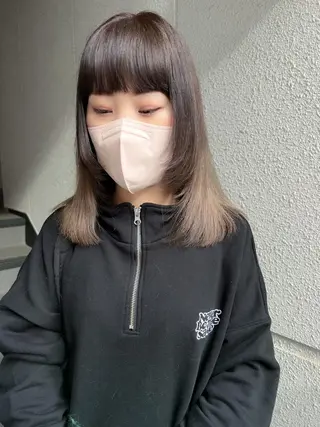 ミディアム カラー カラーパティシエ facce🌼ikoのヘアスタイル