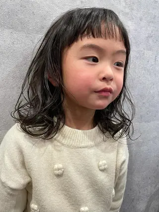 キッズ 西 めぐみのヘアスタイル