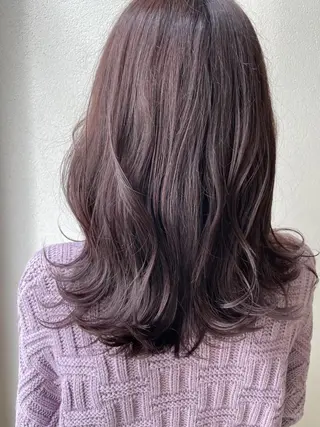 セミロング カラー Owl hairのヘアスタイル