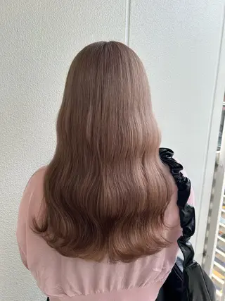 セミロング カラー ヘアアレンジ 《暖色/韓国hair 》🇰🇷桑原ユキネのヘアスタイル