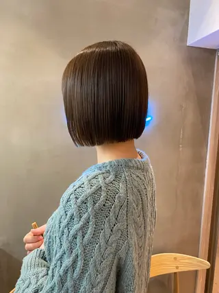 ミディアム Lond azur所属・🇰🇷韓国レイヤー 韓国風ボブのヘアスタイル