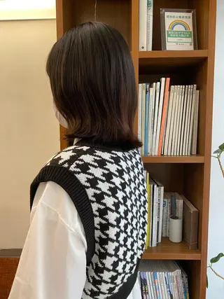 ミディアム カラー Paddle所属・似合わせレイヤー/ レイヤーパーマ/高倉のヘアスタイル