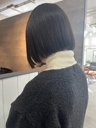 セミロング 韓国風透明感カラー 💎YUI💎のヘアスタイル