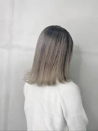 ミディアム 河野 圭三のヘアスタイル