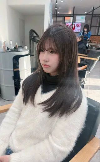セミロング アジアエス所属・谷山清和 ゆうやのヘアスタイル