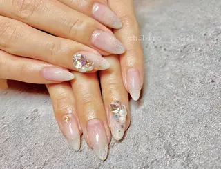 ロング カラー ネイル beauty salon ma'am所属・chihiro 小路ネイルのネイルデザイン