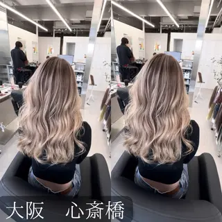 ロング カラー hair &eye LAWE.店長のヘアスタイル