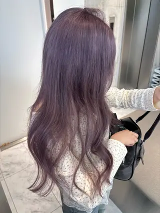 ミディアム rina／ベージュ ワンホン/韓国ヘアのヘアスタイル