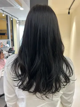 ロング カラー hub hair レイヤー/透明感のヘアスタイル