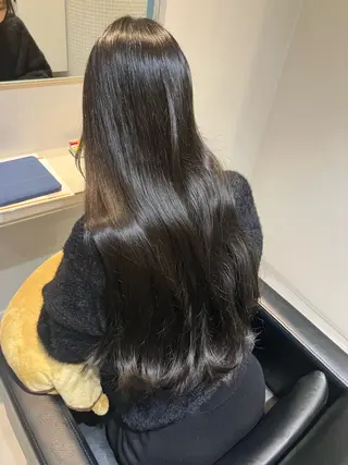 ロング カラー やましたまゆ 上本町/谷九/カラーのヘアスタイル