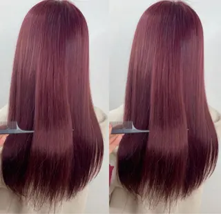 ロング カラー 遠藤沙也加 /レイヤーカットのヘアスタイル