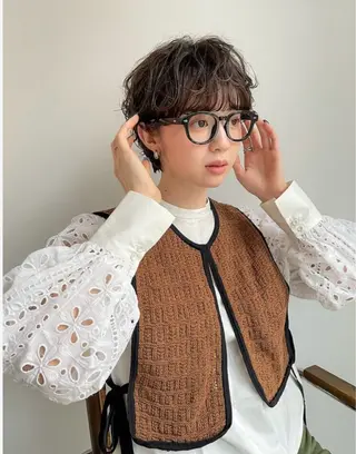 ショート ラカリテ　新宿伊勢丹店所属・渡辺 にこはのヘアスタイル