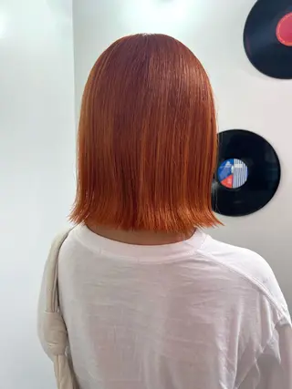 ショート カラー ヘアアレンジ 🧨ブリーチー×ボブ レイヤー💎じゅえるのヘアスタイル