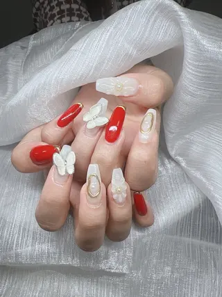 ネイル Lee Nails チップ長さだし専門店のネイルデザイン