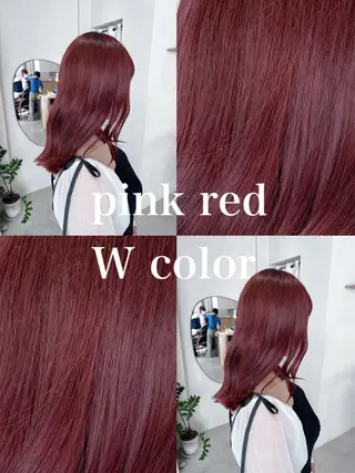 セミロング カラー Lapis上地所属・ふじわらはゆ/髪質改 善/透明感カラーのヘアスタイル