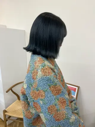 カラー yuka/ロング/ レイヤーカットモデルのヘアスタイル