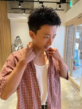 ショート メンズ ruki yabeのヘアスタイル