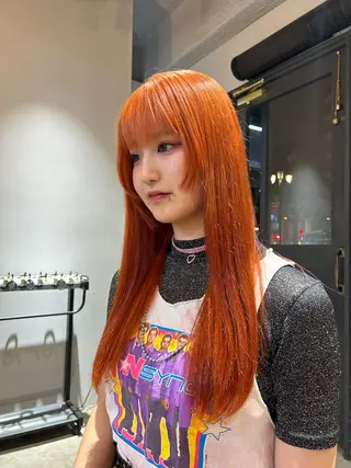 ロング カラー ROCCOeast Rukaのヘアスタイル