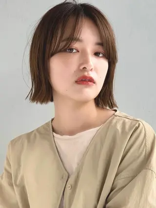 ミディアム カラー conne&riri所属・MAYU 💚森下のヘアスタイル