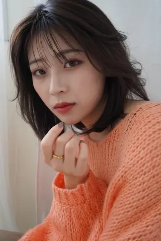 ミディアム カラー ANGELICA LABO 梅田店のヘアスタイル