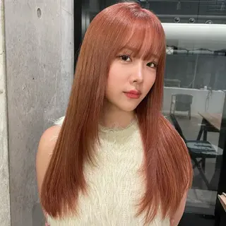 ロング カラー ヘアアレンジ Mizobe misakiのヘアスタイル