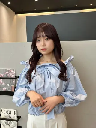 ロング ktwo☆ 暗艶髪☆姫野琳のヘアスタイル