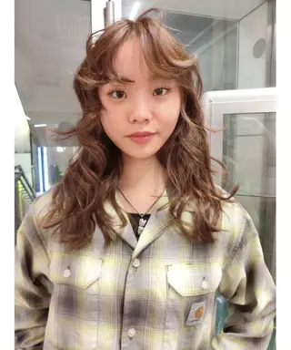 セミロング カラー ハッシュカット/ MAYAのヘアスタイル