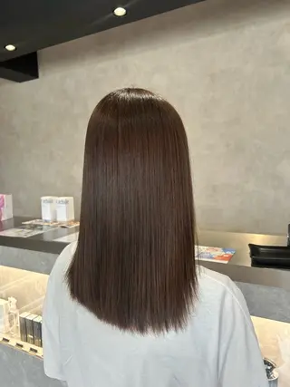 セミロング カラー 《.Xian》リク /透明感カラー/艶髪のヘアスタイル