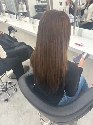 カラー ハイトーン/透明感 艶カラー/SAKI‎のヘアスタイル