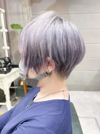 ショート カラー ヘアアレンジ メンズ 𝐑𝐈𝐍𝐊𝐀 🐣🩷のヘアスタイル