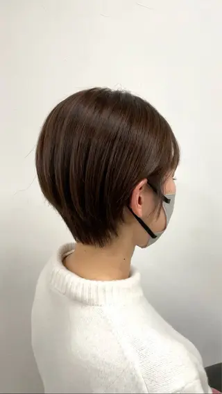 ショート カラー ︎🤎デザインカラー kayanoのヘアスタイル