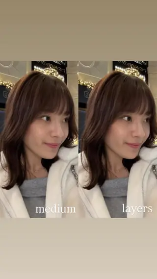ミディアム Lond所属・ボブ/顔まわり /みそらのヘアスタイル