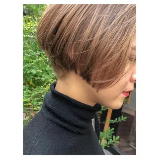 ショート カラー センスをお届けします 大谷将生INFPのヘアスタイル