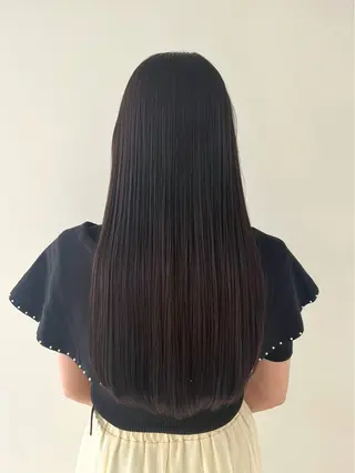 ロング パーマ Kasumi | くすみブラウン×渋谷のヘアスタイル