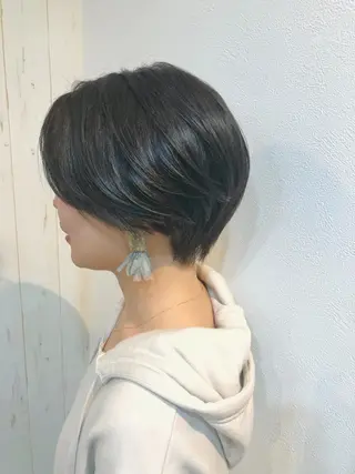ショート カラー [店長]加地 峻のヘアスタイル