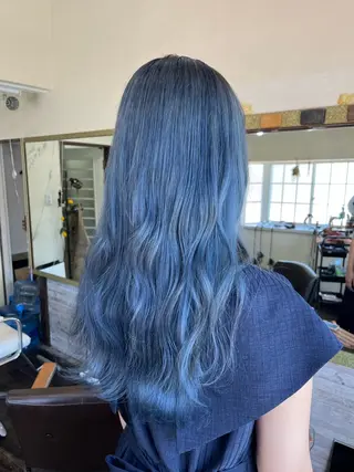 ロング カラー 渡辺 健太のヘアスタイル